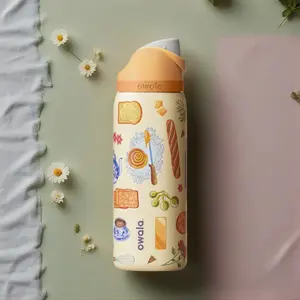 Owala FreeSip Water Bottle 32oz Yellow Brunch