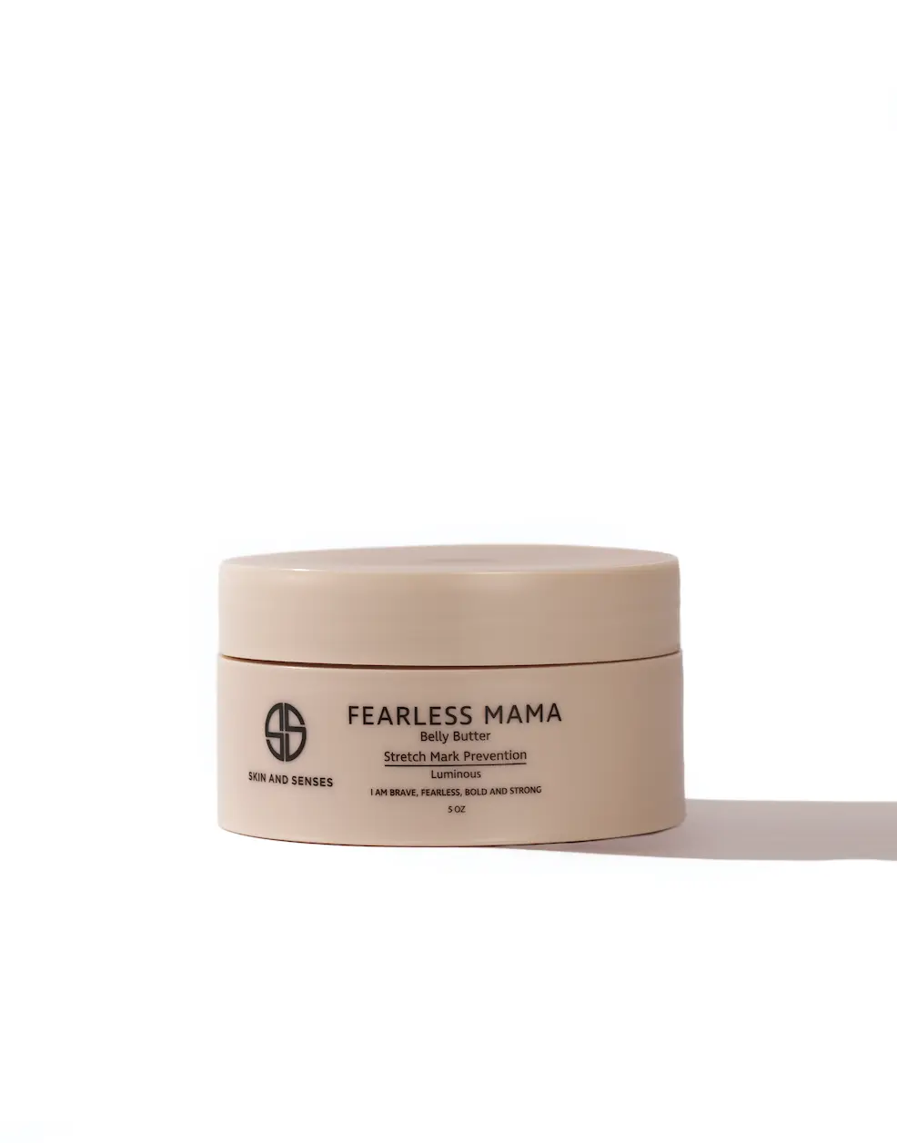 Fearless Mama Belly Butter is a rich, all natural body butter made for daily skin care during and after pregnancy. This buttery formula melts on contact and leaves skin deeply moisturized, soft, and comfortable. It supports skin elasticity and itchy skin