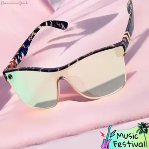 2026 Trendy Tortoise Shell Pattern Flat Top Sunglasses | Unisex Sun Protection Eyewear | Vintage Aesthetic Shades Ideal for Back to School, Outdoor Use & Casual Fall Streetwear Outfits