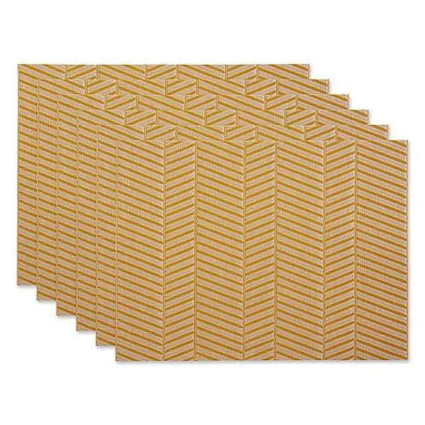Design Imports Textured Twill Weave Placemats 6-Pack Design Imports Textured Twill Weave Placemats 6-Pack