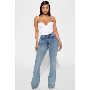 Gemma Sculpting Stretch Flare Jeans - Vintage Wash