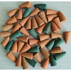 Backflow Fragranced Incense Cones 240-Pack - Essential Oil Infused, Hand-Fragranced for Relaxation & Meditation, 1 Inch Cascading Smoke Flow