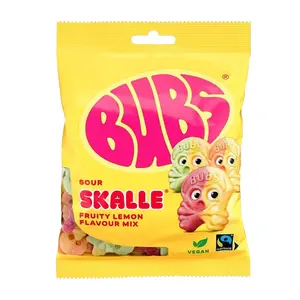 BUBS Sour Fruity Lemon Mix Skull