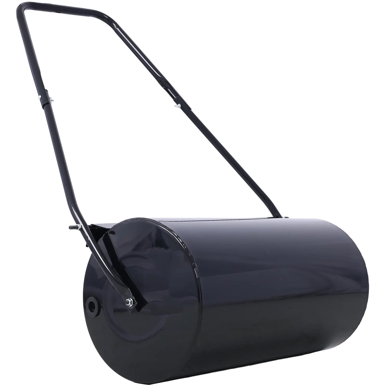 Hardware Lawn Roller, Push/Tow Behind Water/Sand Filled Steel Yard Sod Roller for Garden Backyard, 13 Gallon
