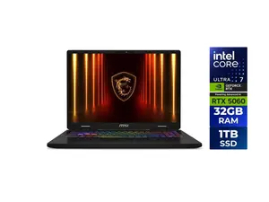 MSI - 16.0" 240 Hz - Intel Core Ultra 7 255HX - GeForce RTX 5060 GPU - 32GB DDR5 Memory - 1TB SSD - Windows 11 Home  (Crosshair 16 HX AI D2XWFKG-076US )