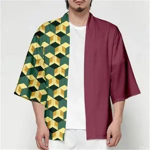 Devil Killer 3D Printed Japanese Anime Kimono Role Playing Men and Women Summer Casual Cool Street Dress