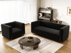 Luxury Velvet Sofa | Multiple Colors | Modular 3+1/3+1+1/3+3 Combinations | Modern Living Room Furniture