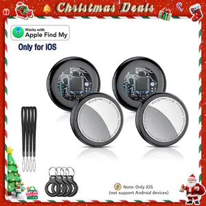 [Spring Deals] Coucur 2026 GPS Tracker(iOS Only) for Cars & Pets,Mini Trackers Device with Weatherproof Magnetic Case-No Monthly Fee-Best Hidden GPS Trackers,Global Coverage Location Tracker,Anti-lost Device,For Apple Find My (iOS Only) For iPhone