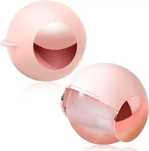 Washable Reusable Gel Lint Roller Ball for Pet Hair Portable Dog Cat Pet Hair Remover for Clothes Sticky Cleaner Dust Fuzz Fur for Travel Household Pink