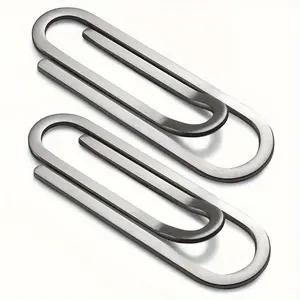 2pcs/4pcs Stainless Steel Metal Money Clip Card Holder Card Organizer for Men