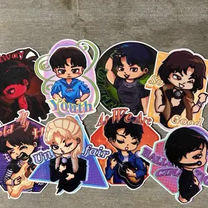 SKZ Waterproof Solo Stickers - Handcrafted 3x3 Inch Stickers Featuring Members' Solo Songs - Perfect for Fans & Gifts