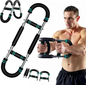 Detachable Arm Trainer - Strengthen Twister Ideal for Bodybuilders and Gym Enthusiasts, Pro Twister Arm Trainer, Adjustable Power Twister Bar, Chest Shoulder Arm Workout Equipment, Portable Detachable Upper Body Fitness Machine for Home & Gym
