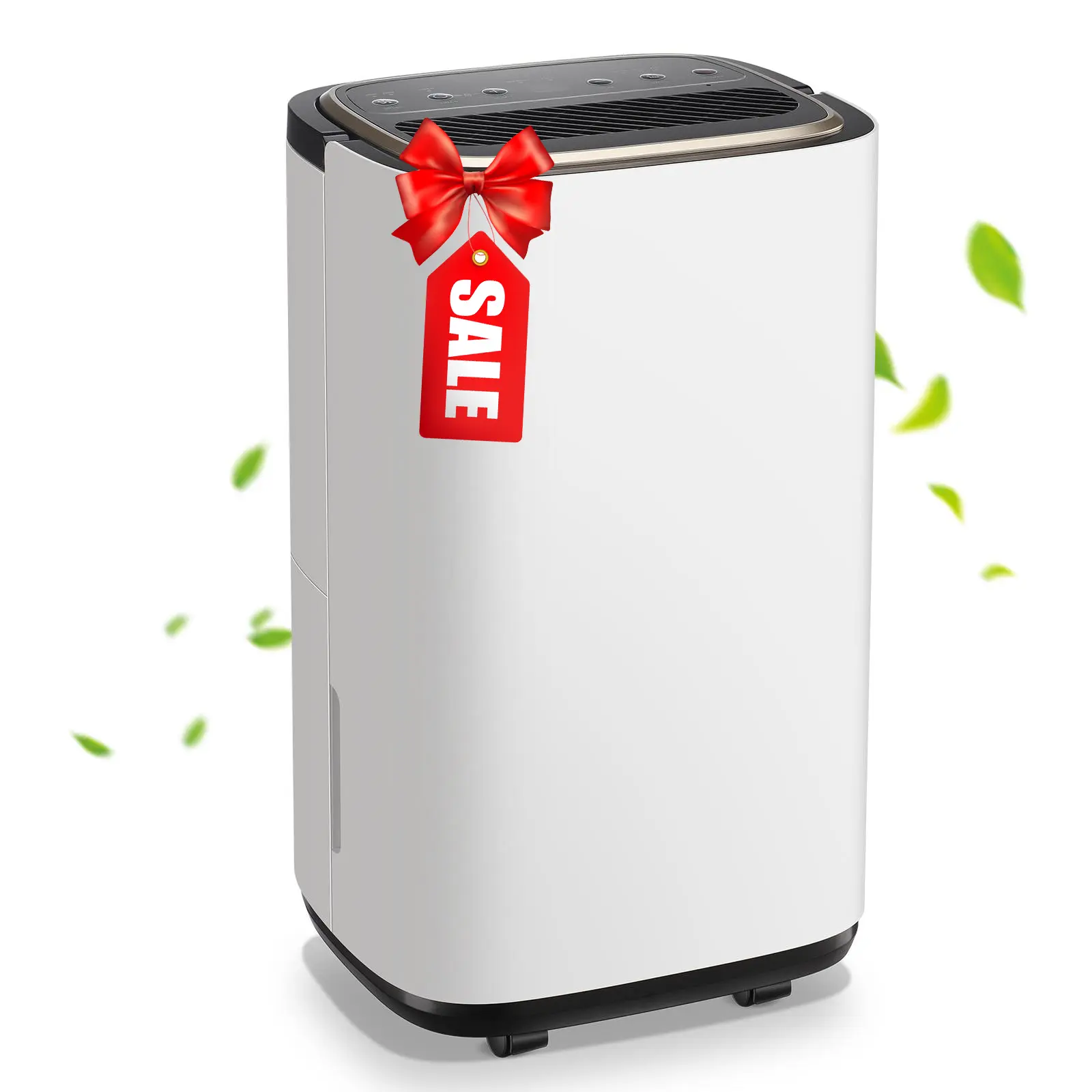 WANAI 4500 Sq.Ft 50 Pint Dehumidifier for Home & Basement Small Dehumidifiers with Drain Hose for Large Rooms, Smart Humidity Control, Air Filter, 1.59 Gallon Water Tank