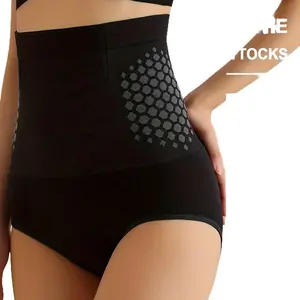 Women's Plus Size High Waist Shaping Underwear, Tummy Control Butt Lifting Panties, Breathable Waist Support Briefs for Daily Wear, Practical Daily Necessity & Nice Holiday Gift.
