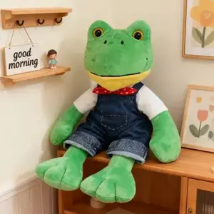 Cute Pet Couple Frogs, Long-Legged Lonely Mr. Frog Plush Toys, Stuffed Dolls, Home Decor Dolls, Perfect Gifts for Birthdays, Valentine's Day, Christmas, Halloween, Thanksgiving and New Year, Cuddly Stuffed Animal