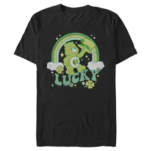 Men's Care Bears Good Luck Shamrock T-Shirt