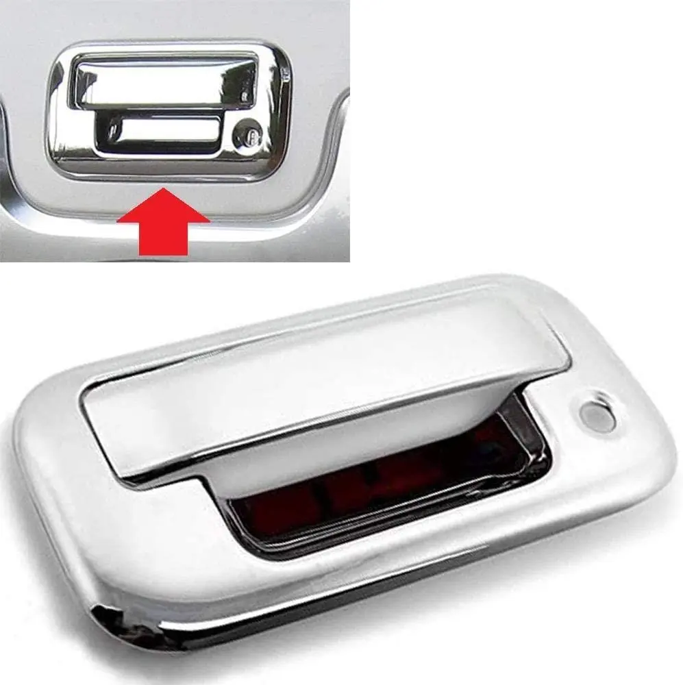 alittlepanda ALP Chrome Plated Tailgate Cover Without Backup Camera Hole Compatible with 2004-2014 F-150 F-250 F-350 F-450 Super Duty HD Explorer Sport Trac Mark LT