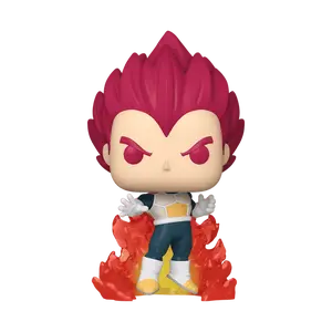 Dragon Ball Super Saiyan God Vegeta with Aura