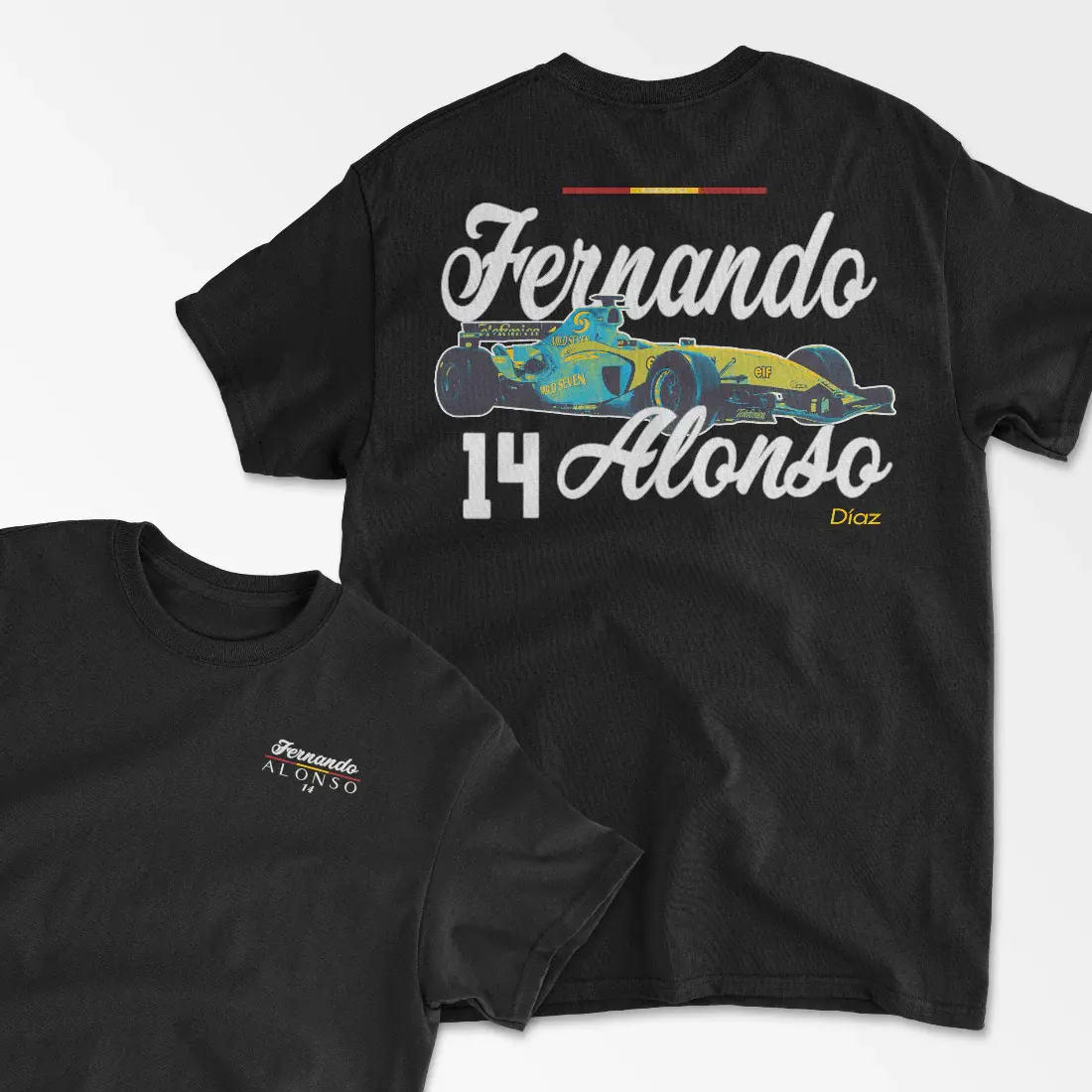 Fernando Alonso Vintage tee - Racing T-Shirt
