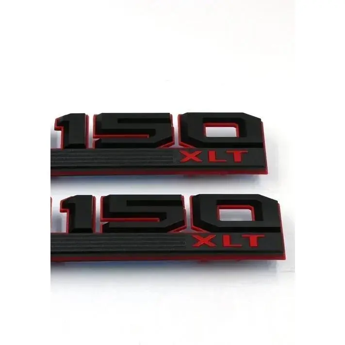 ABS Car Front & Rear Emblem Badge Stickers, Vehicle Accessories For Ford F150, Raptor, XLT, LARIAT
