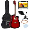 Best Choice Products 41in Full Size Beginner Acoustic Guitar Set with Case, Strap, Capo, Strings