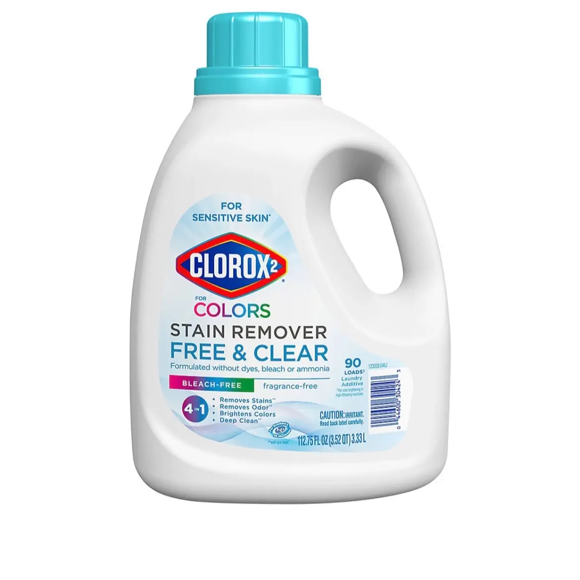 Clorox 2 Stain Remover & Color Booster Free & Clear, 112.75 oz.