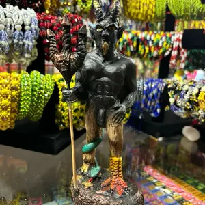 Small black Devil statue