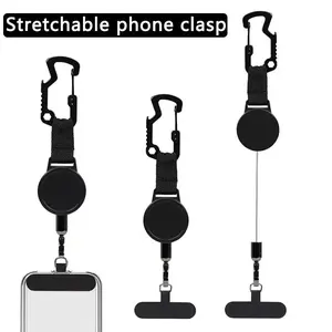 Retractable Lanyard Anti-Theft Phone Holder Travel Cellphone Lanyard Strap Smartphone Safety Tether With Belt Clip