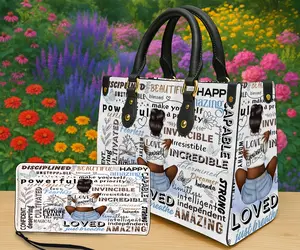 Personalized “Love Yourself” Empowerment Handbag – Custom Name Inspirational Edition