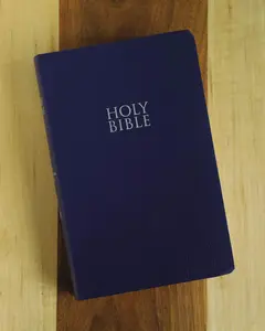 NIV, Gift and Award Bible, Leather-Look, Blue, Red Letter, Comfort Print