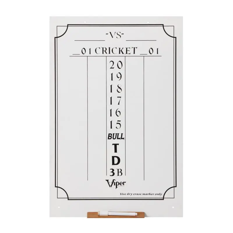 Viper Large Cricket Dry Erase Scoreboard