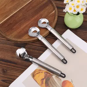 3-Piece Stainless Steel Kitchen Tool Set - Cactus & Red Peeler, Multi-Functional Spoon Noodle Cutter - Perfect Choice for Home and Restaurant Use, Portable Kitchen Accessories
