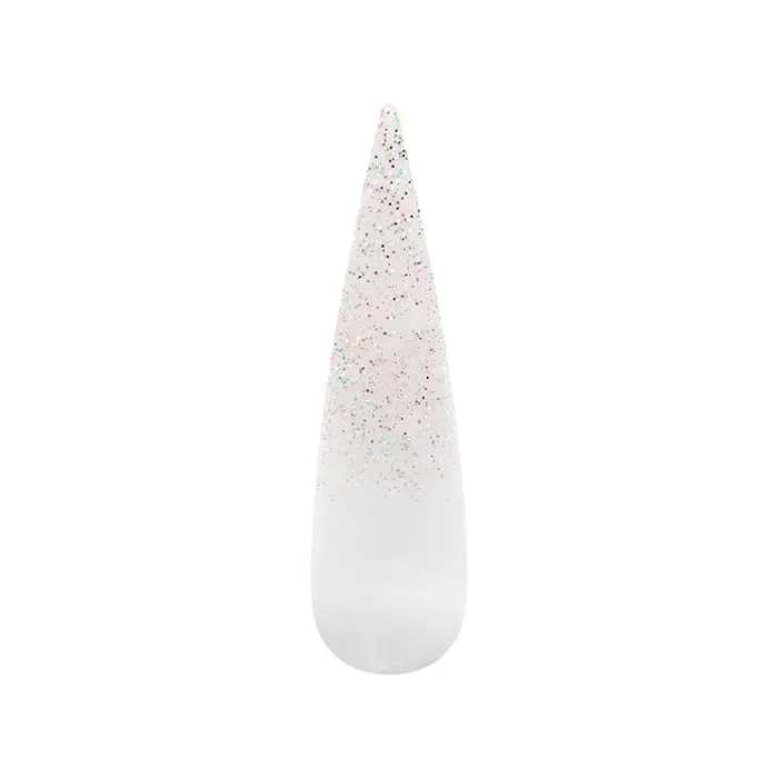 Air Ombre Spray Powder Nails - Metallic Silver Colors - AO143