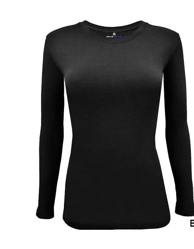 Long Sleeve Under Scrub Stretch Crew Neck T-Shirt Basic Breathable