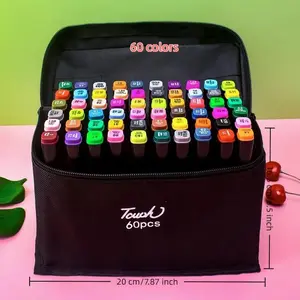 Dual-Ended Drawing Markers, Sketching Animation Markers, Artist Illustrations, Perfect for Easter, Christmas Gifts