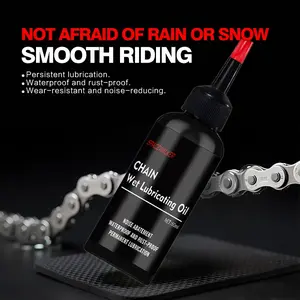 60ml Heavy Duty Wet Chain Lube | All-Weather Anti-Rust Bike Oil for MTB, Road Bike & BMX
