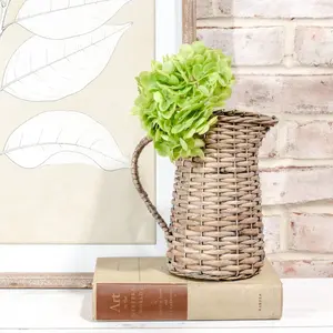 Wicker Pitcher Vase