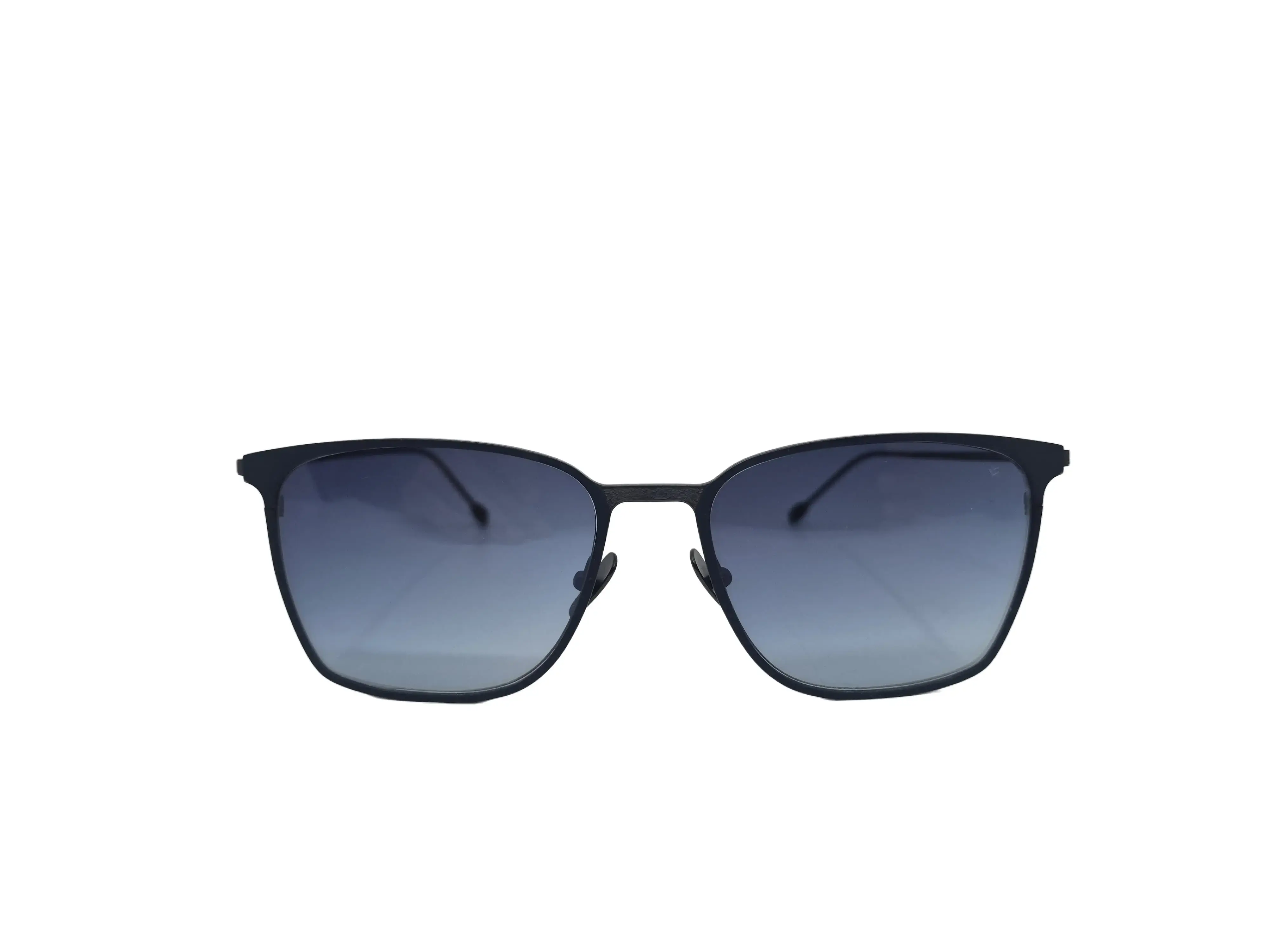 John Varvatos V524 Navy Blue/Gunmetal, Gradient Lenses, New Square Sunglasses