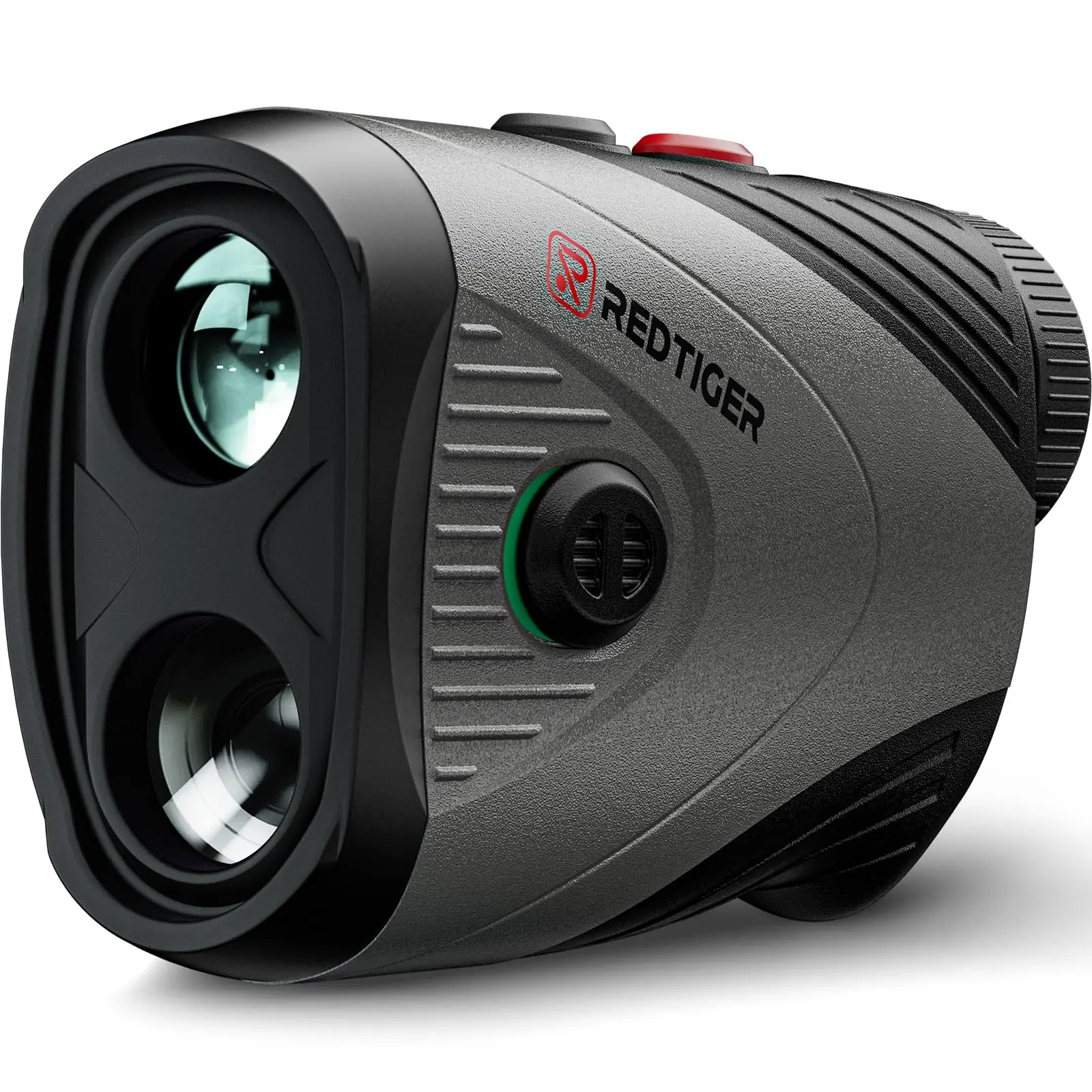 REDTIGER Golf Range Finder, 7X Magnification 1200 Yards with Slope,Magnetic | Flag Pole Lock with Vibration, IP54 Water Resistant,Rechargeable,Magnetic Suction，GolfVue Series 1 pro,gray