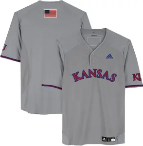 Kansas Jayhawks Team-Issued Gray Jersey from the Baseball Program - Size 46