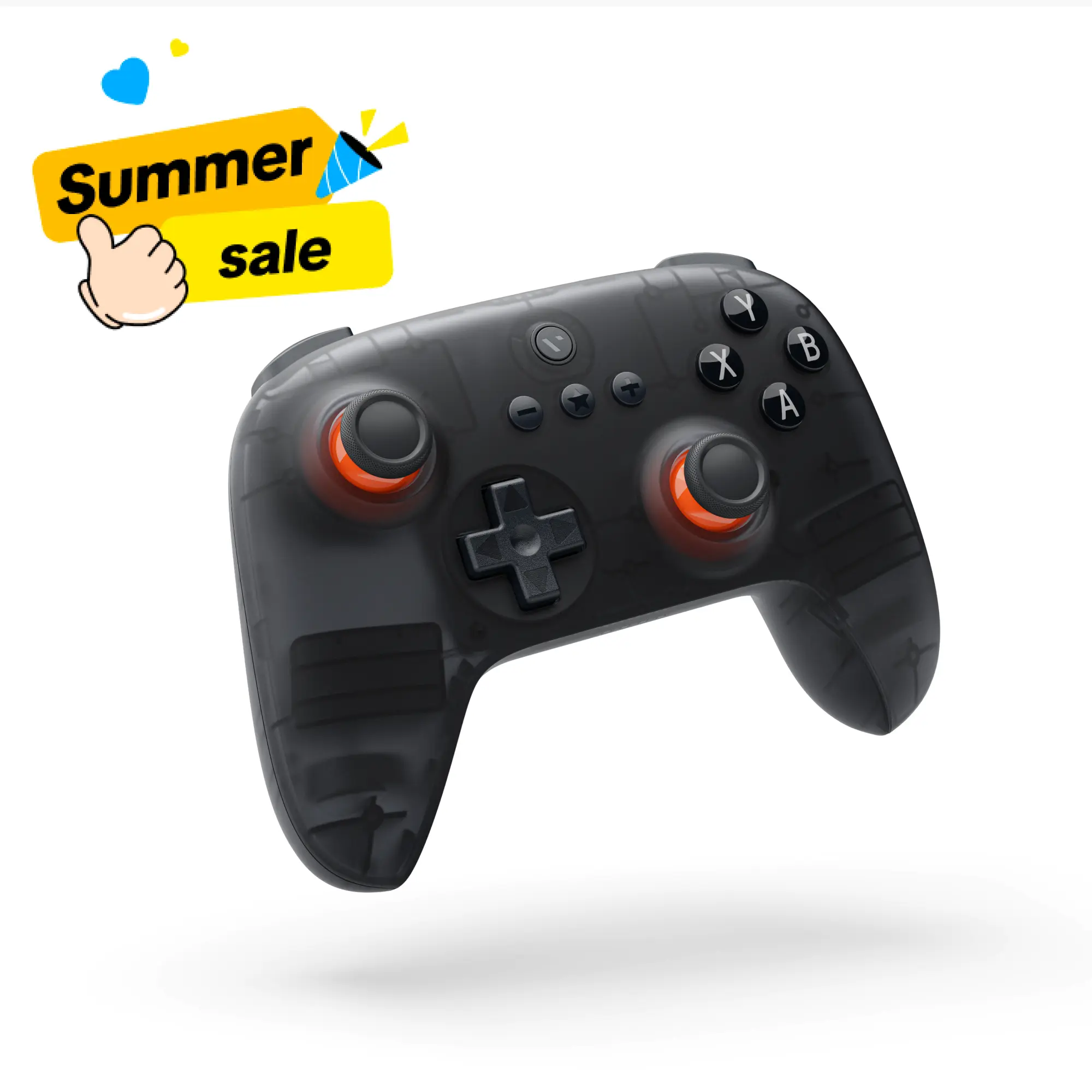 VITURE x 8BitDo Ultimate C Bluetooth Controller for Switch, Neckband, & Mobile Devices, With 6-axis Motion Control, Rumble Vibration, Enhanced Triggers, Wake On Shake