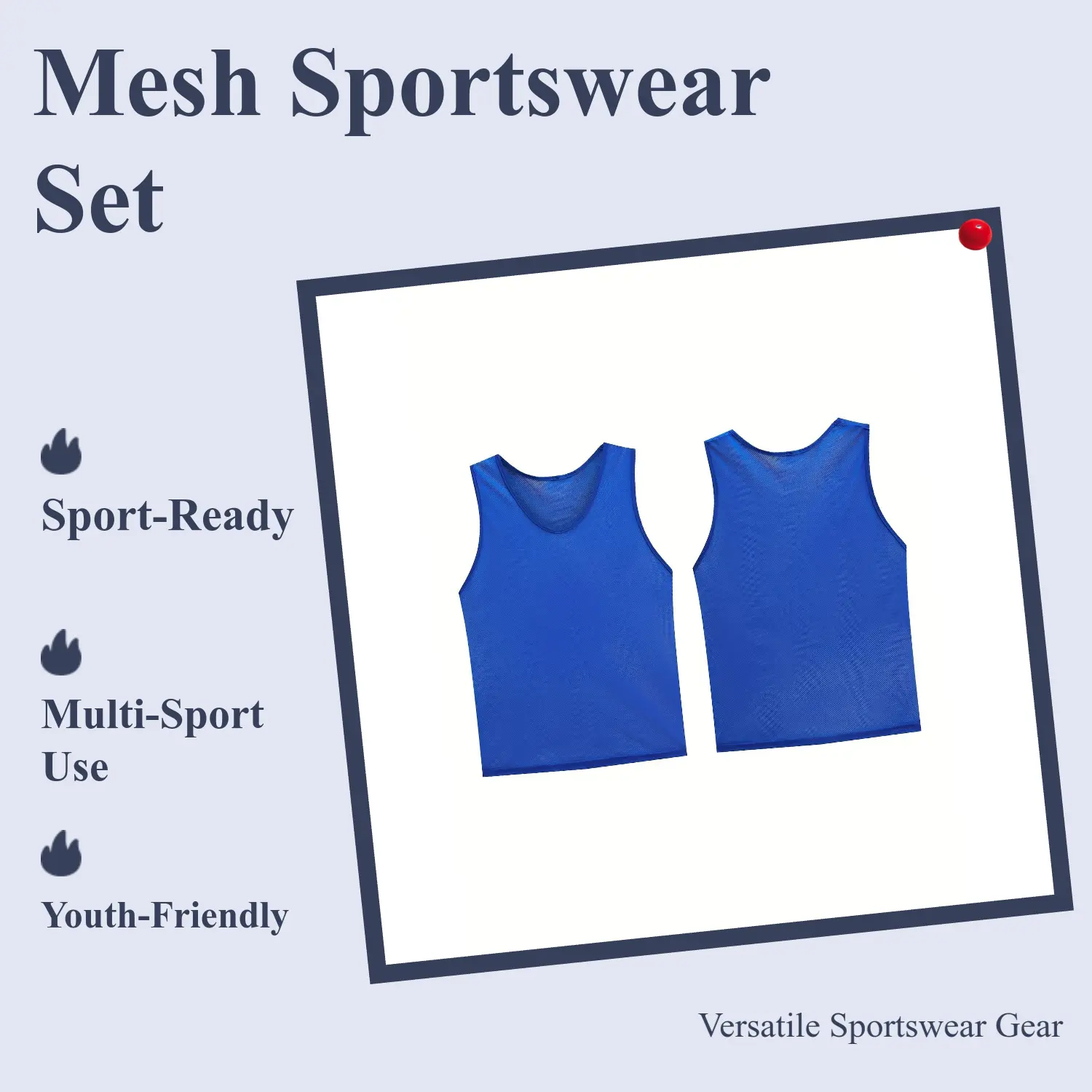 12-Pack All Seasons Training Vests, Solid Color Polyester Pinnies for Adult & Teen Soccer, Basketball, and Baseball Teams