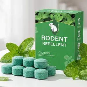 Pesticide-Free Peppermint Rodent Repellent Balls (12Pack), Natural Mouse & Bug Deterrent for Indoor Outdoor Home Garage, Pet Friendly, An Effective Pest Control Solution, Pest Deterrent for Rats, Mice, Squirrels
