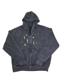 Skeleton Rider Zip Up Hoodie