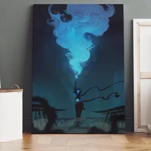 Jinx Arcane Game Poster, Arcane Season 2 Jinx Tv Series Art Print Posters (NO FRAME) (No Frame)