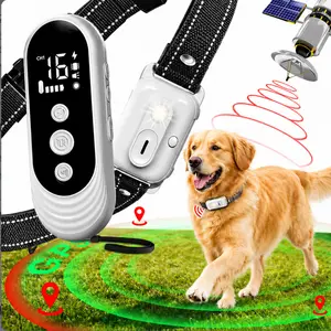 Dog Shock Collar, 3300ft Dog Training Collar with Remote, IPX7 Waterproof Rechargeable Sleek Modern Shock Collar for Small, Medium, Large Dogs with Beep, Vibration, Safety Shock, Light Mode, 8-120 lbs