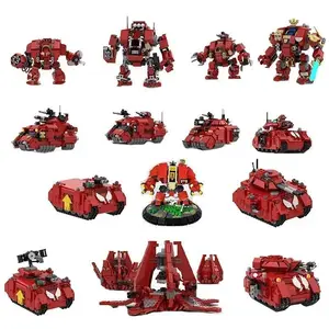 Hammer Battle Mech Moc Building Bricks Collection Popular Games Model Technology Modular Blocks Gift Christmas Toys DIY Sets