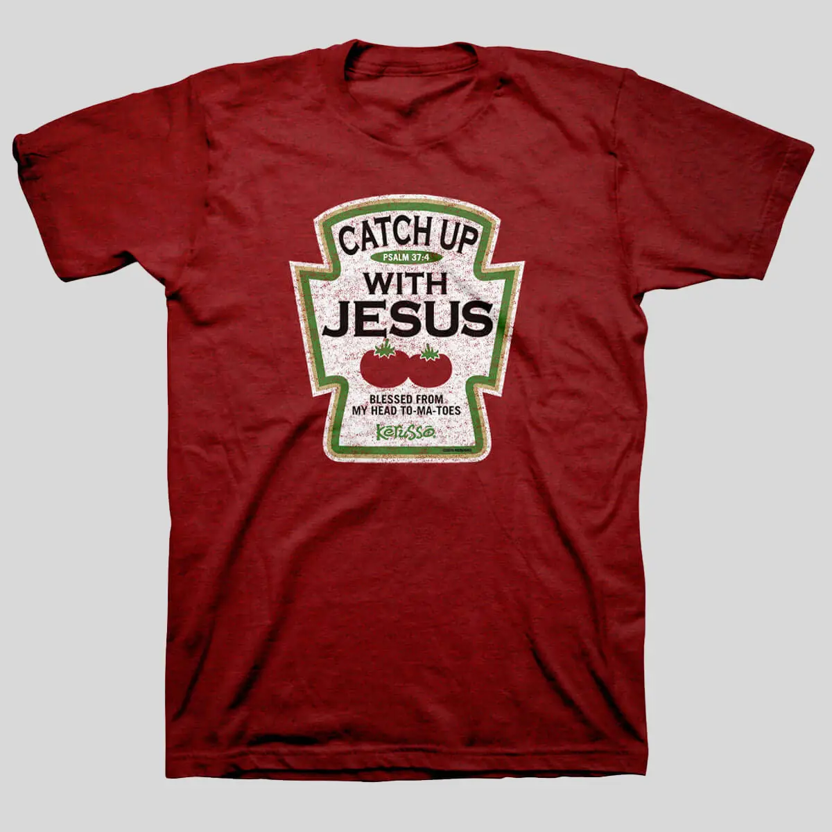 Men's Biblical Quote Text Print T-Shirt in 100% Cotton, Classic Fit Short Sleeve with Round Neck and Double Stitching