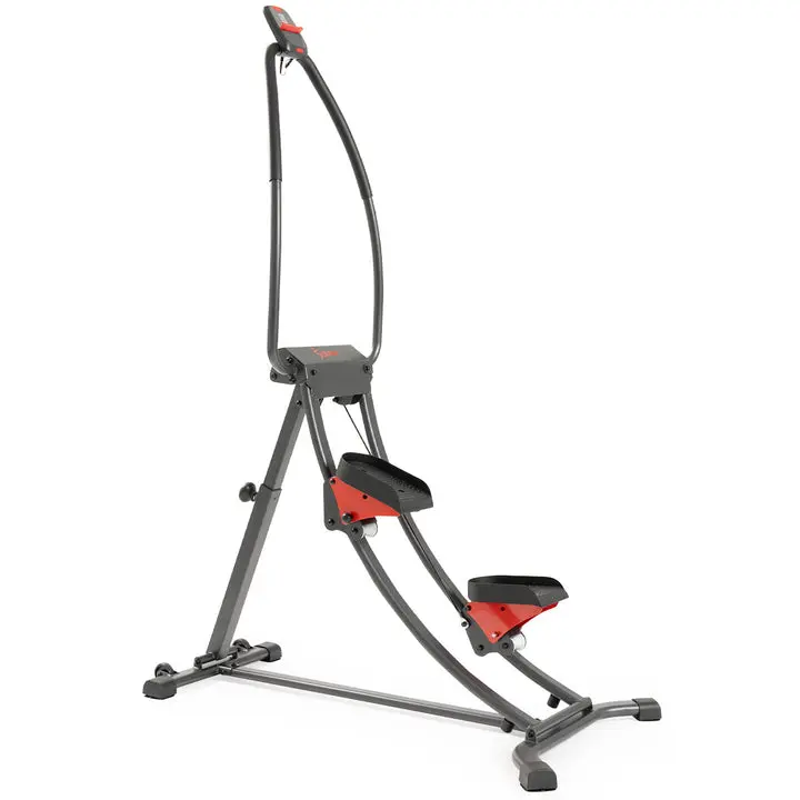 SUNNY Curved Step Climber with Long Stride & 4 Incline Angles