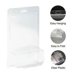10Pcs Clear Foldable Model Car Display Protector Case , Dustproof Plastic Clamshell Compatible with HWP Car Culture Models 19x14.8x5cm